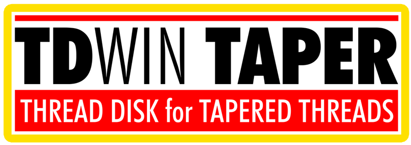 TDWIN Taper Logo - Thread Software